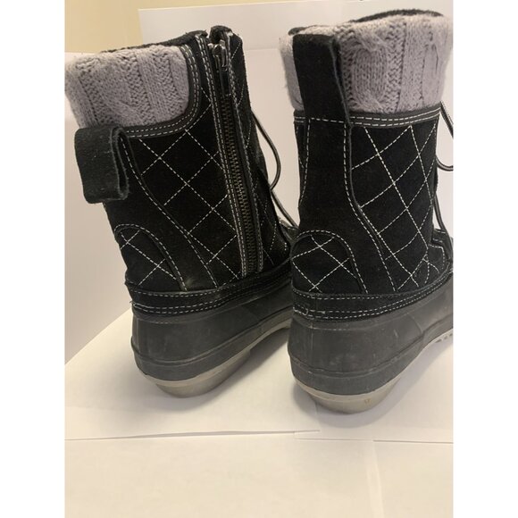 Khombu Davenport Winter Snow Boots Size 9 Leather - Picture 3 of 7
